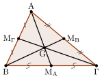 Αρχείο:Triangle centroid el.svg