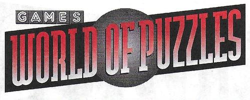 File:GAMES World of Puzzles Magazine logo May 1994 issue masthead.png