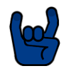 File:Angelo State University ram's hand icon.png