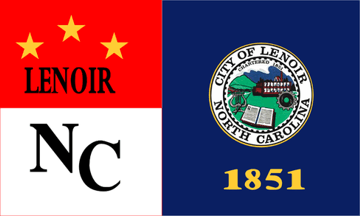 File:Lenoir, NC City Flag.gif