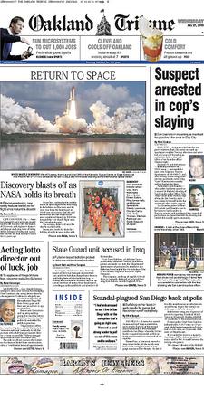 File:Oakland Tribune front page.jpg