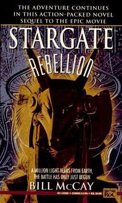 Cover of Stargate: Rebellion, the first of Bil...