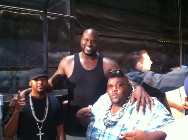 File:Ceddy Bu Da Rap Sumo, Shaquille O'neal backstage, Orlando, Florida, Sep 2012.jpg