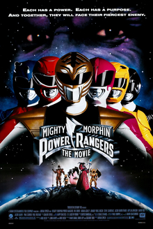 Teaser poster for Mighty Morphin Power Rangers...