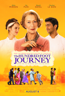 Pòster del film The Hundred-Foot Journey, de Lasse Hallstrom