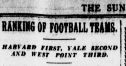 File:First ever year-end college football ranking from The Sun newspaper (1901).jpg