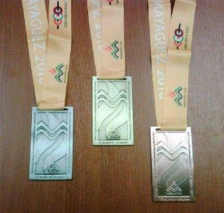 File:2010 Central American and Caribbean Games silver, gold and bronze medals.jpg