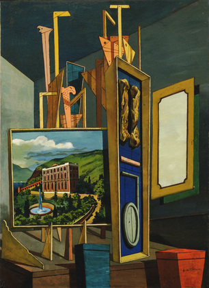 File:Giorgio de Chirico, 1917, Great Metaphysical Interior, oil on canvas, 95.9 x 70.5 cm, Museum of Modern Art.jpg