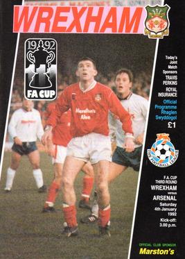 File:Wrexham v Arsenal programme.jpg