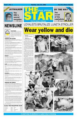 File:Front page of the first-ever issue of The Philippine STAR.jpg