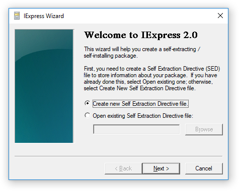 File:Windows 10 IExpress 2.0 Wizard.png