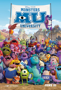  دانلود دوبله گلوری انیمیشن دانشگاه هیولاها – Monsters University 2013