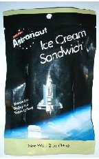 Freeze-dried ice cream sandwich