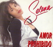 The cover image shows Selena wearing a black spandex underneath a golden-plain shirt, while she tilts her head towards the viewer of the picture and posing; titled with the singer's name and song.