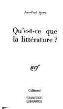 What is literature (French edition).png