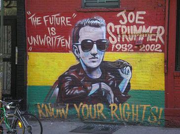 Joe Strummer NYC mural