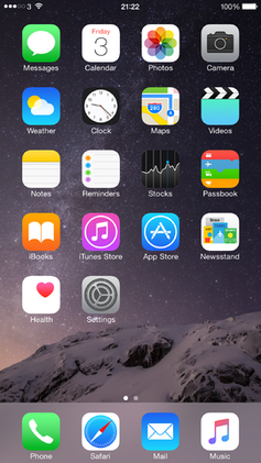 File:IOS 8 Homescreen.png