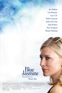 Pòster de Blue Jasmine amb la cara de la Cate Blanchett