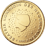50 centové euromince Nizozemsko série 1..gif