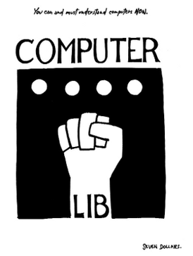 Computer Lib cover by Ted Nelson 1974.png