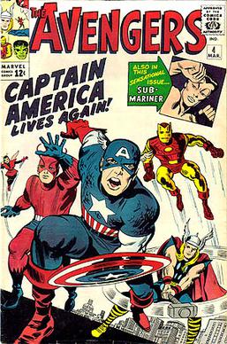 One of comics' most iconic covers: The Avenger...