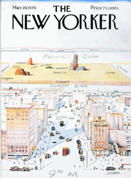 Saul Steinberg's "View of the World from ...