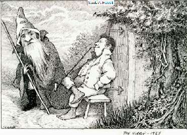 File:Gandalf and Bilbo at Bag End by Maurice Sendak 1967.jpg