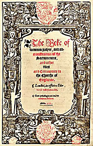 Cranmer's Prayer book of 1552