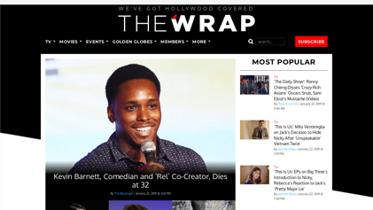 File:TheWrap home page screenshot.png