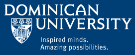 File:Dominican University - Blue Logo.png