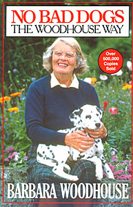 Barbara Woodhouse on the cover of her book No ...