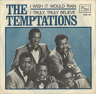 The Temptations I Wish it Would Rain (Single)