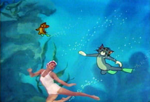 Tom y Jerry en Peligroso cuando está mojado