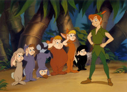 Disney's Peter with the Lost Boys