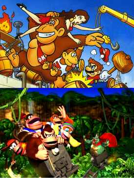 File:Donkey Kong 94 and 64 characters.png