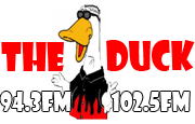 File:KDUC & KDUQ 94.3 & 102.5 The Duck logo.png