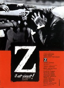 Poster of the legendary movie Z by Costa Gavra...