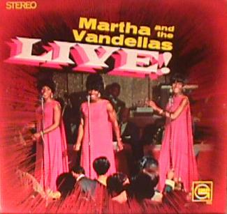 Martha and the Vandellas Live! artwork
