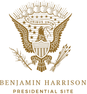 File:Benjamin Harrison Presidential Site Logo.png