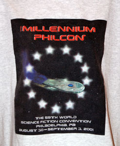 File:Tee shirt from the Millennium Philcon World Science Fiction Convention, 2001.jpg