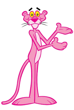 The Pink Panther cartoon character