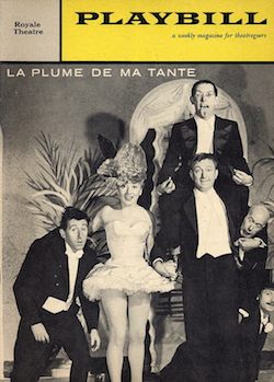 File:Plume de ma Tante 1960 playbill.jpg