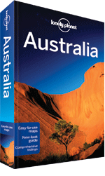 The 16th edition of Lonely Planet's Australia guide, published in 2011 Lonely Planet Australia travel guide 16th Edition.png