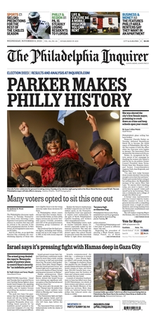 File:Philadelphia Inquirer November 8 2023 pgA1.jpg