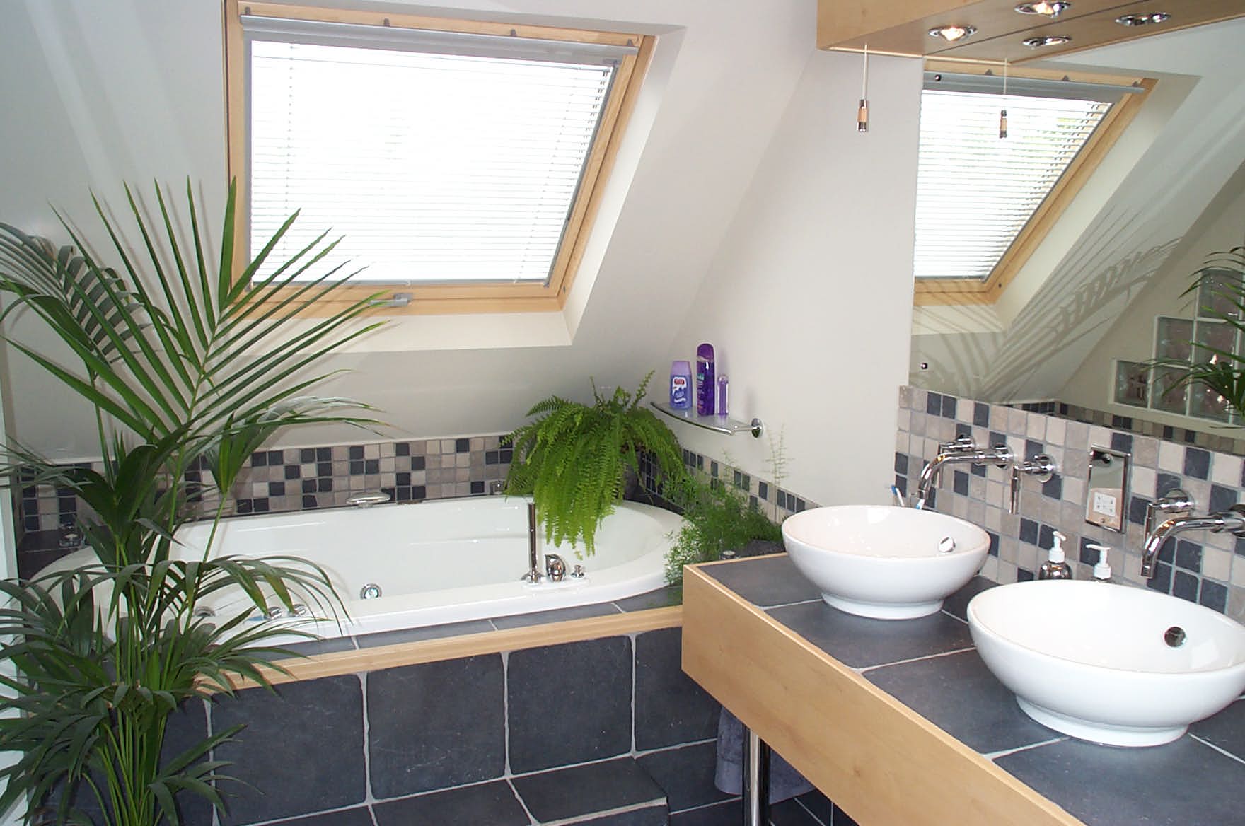 A bathroom as part of a fantastic loft conversion in the home