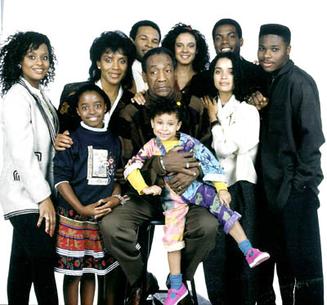 The cast of The Cosby Show in 1989