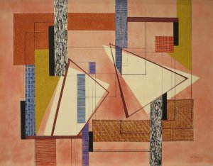 File:'Abstraction' by I. Rice Pereira, 1940, Honolulu Museum of Art.JPG