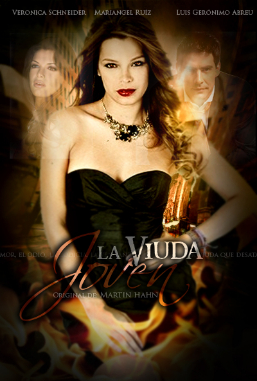 Poster of telenovela La viuda joven.jpg