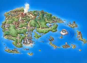 Pokemon World  on Pokemon Diamond And Pearl Map Comparisons