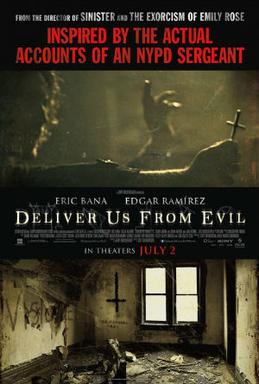 "Deliver Us from Evil (2014 film) poster" distributed by Screen Gems